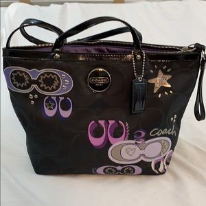 Coach H1176-F17587 Signature Appliqué Tote